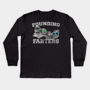Founding Farters Kids Long Sleeve T-Shirt